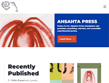 Tablet Screenshot of ahsahtapress.org